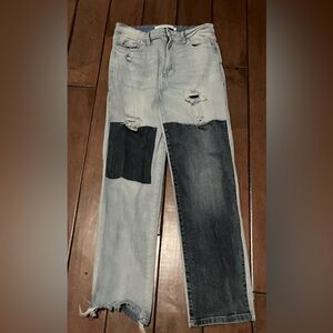 CELEBRITY PINK PATCHWORK WOMEN’S JEANS SIZE 11/30 NWOT